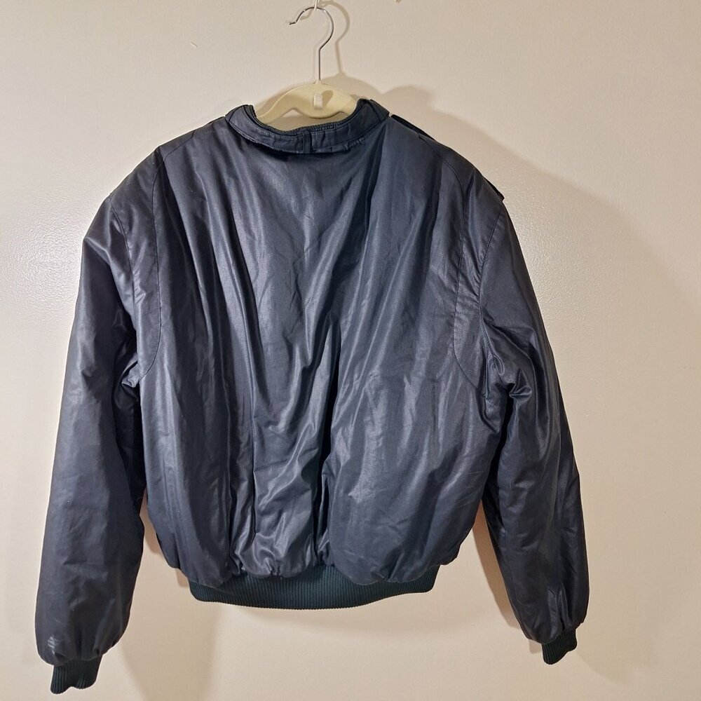 Vintage Members Only Black Mens Puffer Jacket size EU46 US medium - Picture 2 of 8